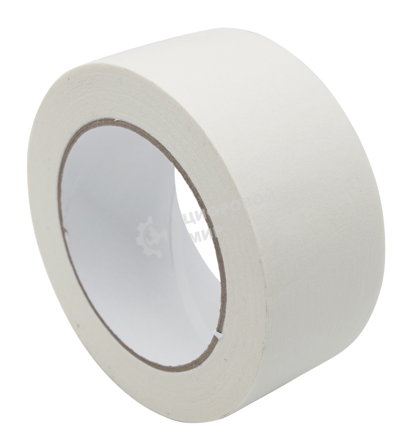 Клейкая лента малярная Silwerhof ECO белая, ширина 48мм, длина 50м бумага