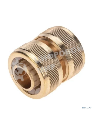 Муфта соединительная латунная ремонтная для шланга 3/4дюйм ЧЕТЫРЕ СЕЗОНА 62-0274