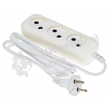 Сетевой удлинитель Buro BU-PSL3.1/W 1.5 м (3 розетки) белый (пакет ПЭ)