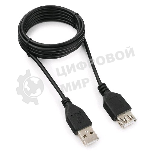 Кабель удлинитель USB 2.0 Гарнизон GCC-USB2-AMAF-1.8M, AM/AF, 1.8м, пакет