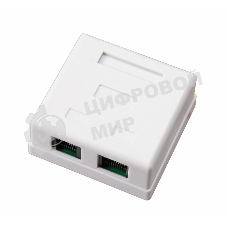 Рoзетка комбинированная внешняя Rexant, RJ-45(8P-8C) + RJ-11(6P-4C), UTP неэкранированная