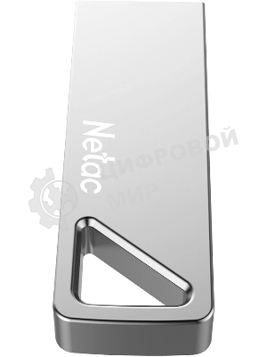 Флешка USB Netac U326 (NT03U326N-064G-20PN), 64Gb, USB 2.0, R/W 50/15, серебристый