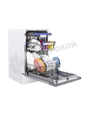 Встраиваемая посудомоечная машина Maunfeld MLP-08PRO, серебристый, 44.8 см, 10 компл., 47 дБ, класс A++