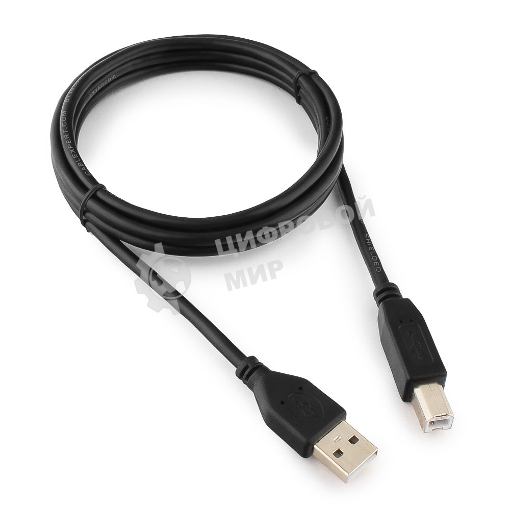 Кабель Gembird USB 2.0 PRO для соед. 1.8м AM/BM позол. контакты, пакет