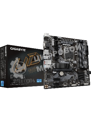 Материнская плата Gigabyte B760 DS3H DDR4, LGA 1700, Intel B760, 4xDDR4, 4xSATA, 2xM.2, 1xPCIe 4.0 x16, 4xPCIe 3.0 x1, 1xHDMI, 1xDP, 1x 1Gb LAN, 1xUSB 3.2 Gen 2, 1xUSB 3.2 Gen 2x2, 4xUSB 2.0, 3x3.5 мм, 7.1, ATX