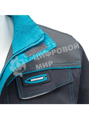 Куртка профессиональная рабочая, 97% хлопок 3% спандекс, L Gross