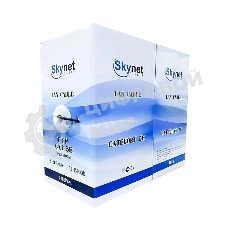 Кабель SkyNet Premium UTP indoor 4x2x0,51, медный, FLUKE TEST, кат.5e, однож., 305 м, box, серый (1693209)