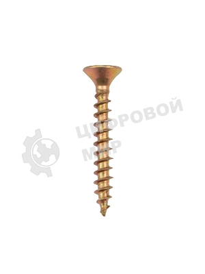 Саморез универсальный Kranz 4х30, желтый цинк, короб (250 шт./уп.)