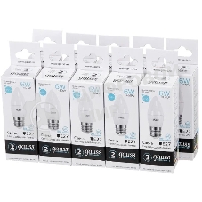 Лампа светодиодная Gauss Elementary 6Вт цок.: E27 свеча 220B 4100K св. свеч. белый ней. C37 (упак.: 10 шт)