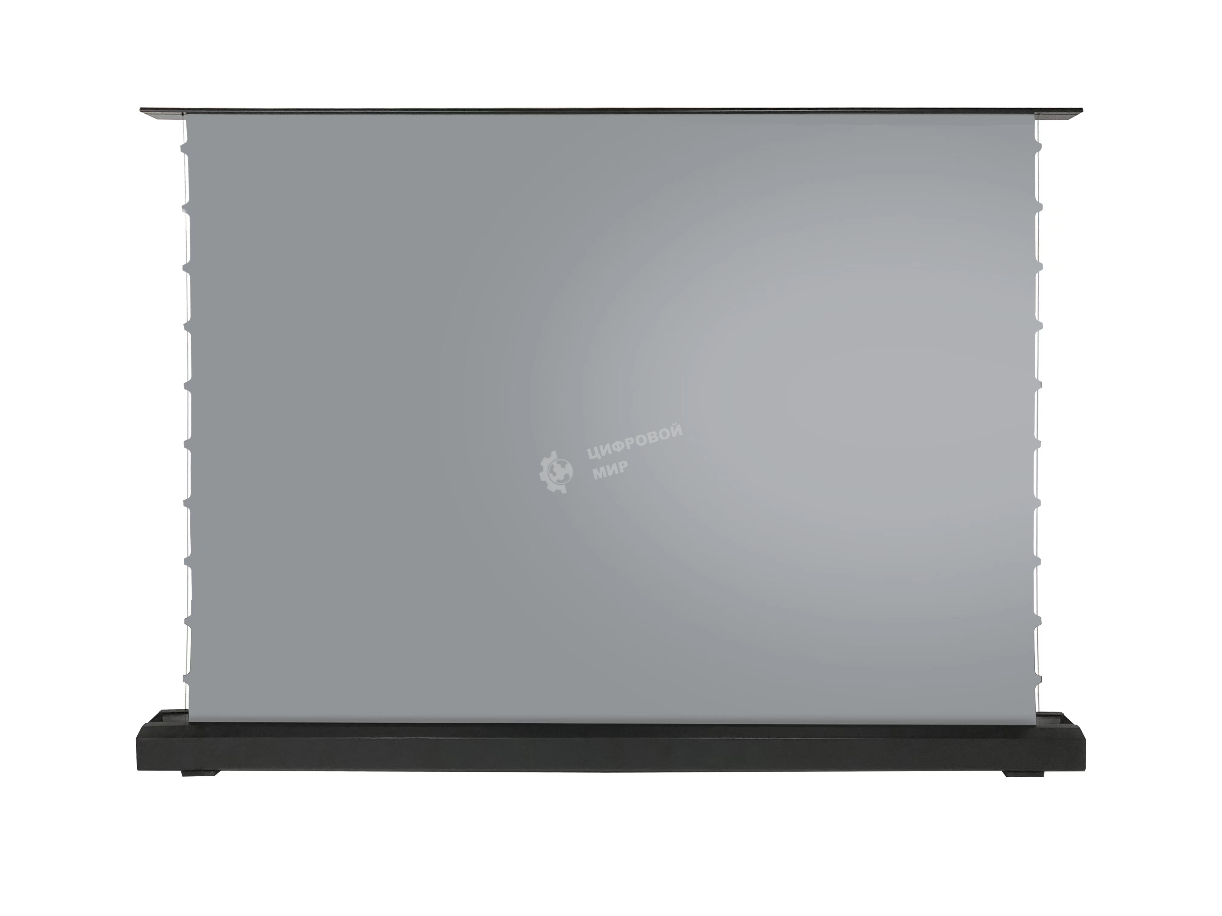 Экран для проектора S'OK SFE-296x165-WH 100'' 4K, напольный с электроприводом, Nanometallic, белый