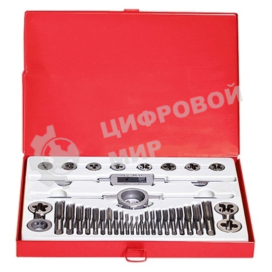 Набор метчиков и плашек Matrix MASTER М3 - М16, 36 предметов