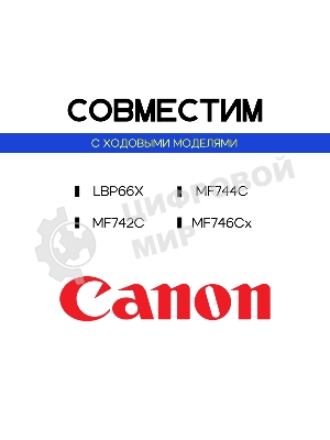 Картридж лазерный Sakura 055BK (3016C001) для Canon LBP66x/MF742C/MF744C/MF746Cx, черный, 2300 к. (чип без счетчика копий)