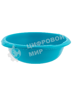 Таз пластмассовый круглый 18 л, бирюзовый, HomePalisad
