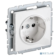 Розетка с з/к без з/ш IEK BRITE 16А РС11-1-0-БрБ белый