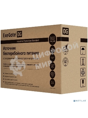 Источник бесперебойного питания ExeGate SpecialPro UNB-1500.LED.AVR.C13.RJ 1500VA/950W, LED, AVR, 6*IEC-C13, RJ45/11, черный