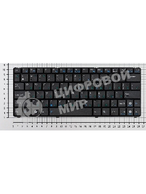 Клавиатура для ноутбука Asus Eee PC 1101 1101HA N10 N10E N10J черная