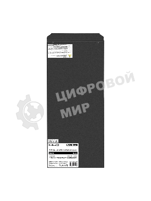 Источник бесперебойного питания On-line ExeGate PowerExpert TL-575-10kVA.192V.LCD.AVR.T.USB.RS232.SNMP 10000VA/10000W, On-Line, PF=1, LCD, клеммы, RS232, USB, SNMP-slot, встроенные батареи 12V 7.2Ah - 16шт, возможность подключения до 4 внешних батарейных блоков 192В, Tower, металлический корпус на колесиках, черный