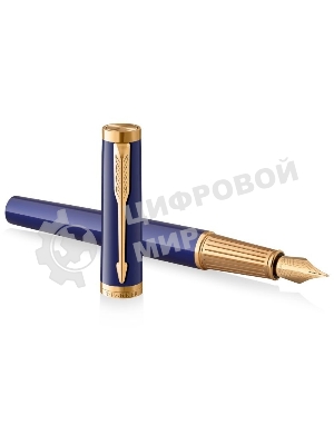 Ручка перьевая Parker Ingenuity Core F570 (2182009) Blue GT, F, сталь нержавеющая, подарочная коробка