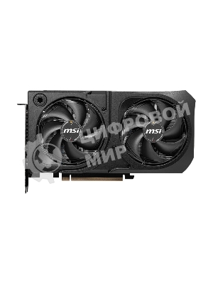 Видеокарта MSI RTX 5060 Ti 8G SHADOW 2X OC PLUS, NVIDIA RTX 5060 Ti, 8 ГБ GDDR7, 128 бит, PCI-e 5.0, 1xHDMI, 3xDP, 2617 МГц