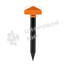 Ультразвуковой отпугиватель кротов R 25м, на 2 солнечных панелях с садовым фонариком ЧЕТЫРЕ СЕЗОНА