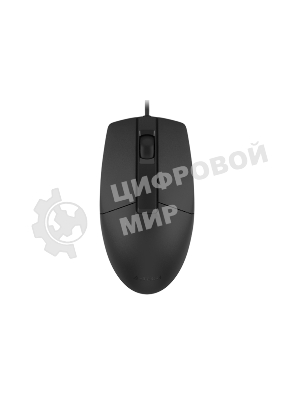 Мышь проводная A4Tech OP-335S черный, 1200 dpi, USB, кнопки - 3