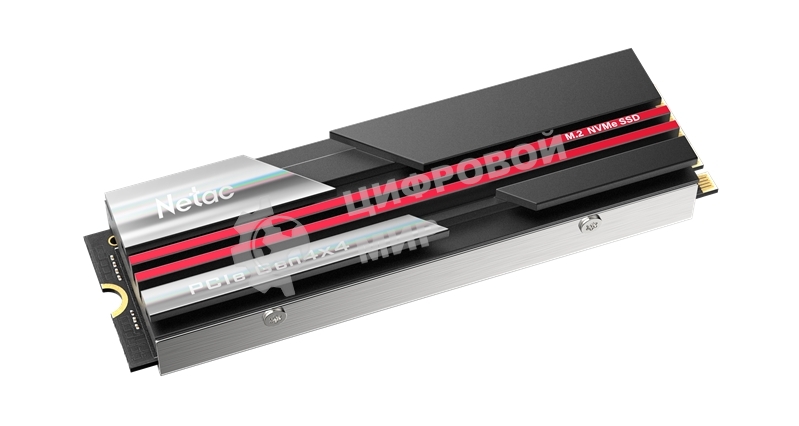 Накопитель SSD Netac NV7000, 1Tb, M.2 2280, PCIe 4.0 x4, NVMe, R/W 7200/5500, с радиатором