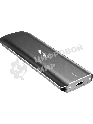 Внешний SSD Netac ZX, 500 Gb, USB 3.2 Gen 2 Type-C, R/W 1050/950, черный