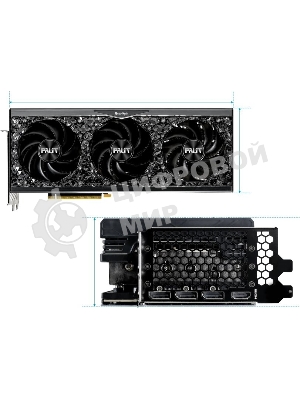 Видеокарта Palit RTX4070Ti GAMEROCK 12Gb 192 GDDR6X 2310/21000 HDMIx1 DPx3 HDCP Ret