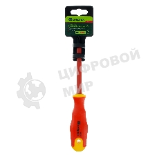 Отвертка диэлектрическая Сибртех PH2 x 100 мм, до 1000 В, двухкомпонентная рукоятка