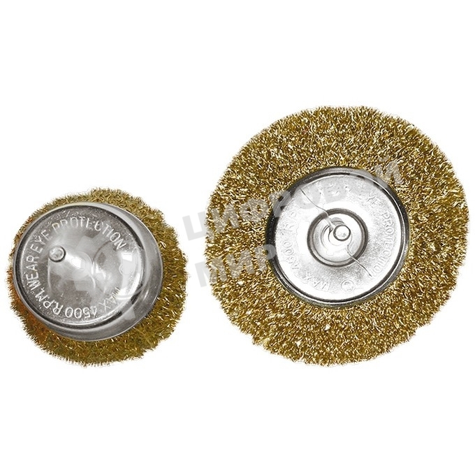 Набор щеток Matrix для дрели, 2 шт., 1 Плоская 100 мм, 1 Чашка 75 мм, со шпильками