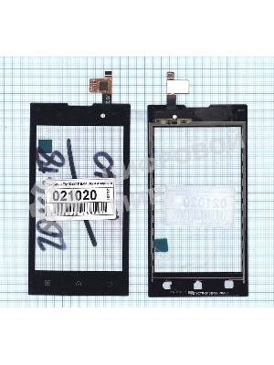 Сенсорное стекло (тачскрин) для Fly IQ4418 ERA Style 4, черное