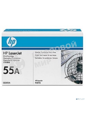 Картридж лазерный HP CE255A черный LJ P3015 (6000 стр.)