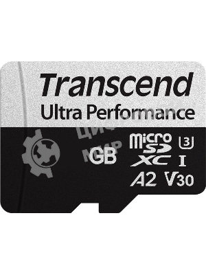 Флеш карта Transcend 128Gb UHS-I U3 мicroSD w/ adapter A2 Ultra Performance R/W:160/125 Mb/s