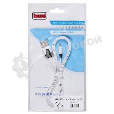Кабель USB2.0 Buro USB A (m)/microUSB (m) 1м (BHP MICROUSB 1M FLAT), белый