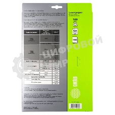 Фотобумага Cactus CS-LPA4100100 A4/100г/м2/100л./белый глянцевое для лазерной печати