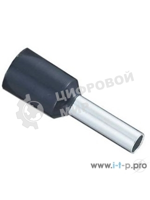 Наконечник штыревой втулочный изол. НШвИ 1.5-8 (уп. 50 шт) EKF nhvi-1.5-8