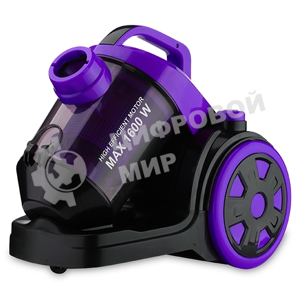Пылесос Sakura SA-8312BP 1600Вт б/м HEPA фиол/черн