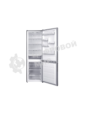 Холодильник Centek CT-1732 NF нержавеющая сталь двухкамерный 229/79л морозилка снизу, No Frost