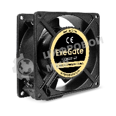Вентилятор для корпуса ExeGate EX09238SAT черный, 92 мм, 2700 об/мин, 39 дБ