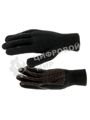 Перчатки трикотажные Сибртех, акрил, ПВХ гель 