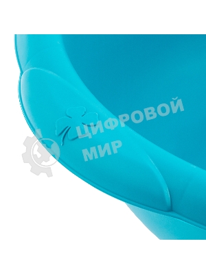 Таз пластмассовый круглый 18 л, бирюзовый, HomePalisad