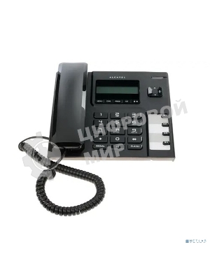 Телефон проводной Alcatel T56 черный АОН, Display, Flash, Recall, Wall mt.