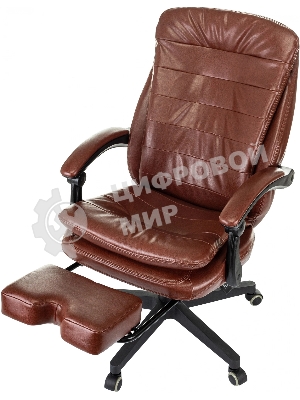 Кресло Бюрократ T-9950MSG-F/BROWN-PU коричневый, экокожа