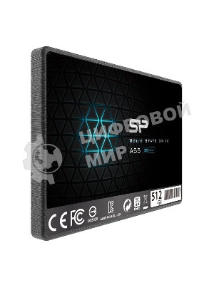 Накопитель SSD Silicon Power Ace A55, 512Gb, SATA III, 2.5