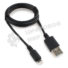 Кабель USB Cablexpert CC-USB-AP2MBP AM/Apple, для iPhone5/6 Lightning, 1м, черный, пакет