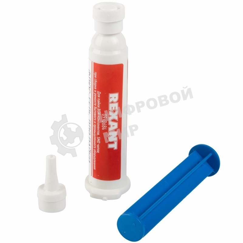 Флюс-гель для пайки Rexant, BGA и SMD, 12 мл, техно-шприц, блистер