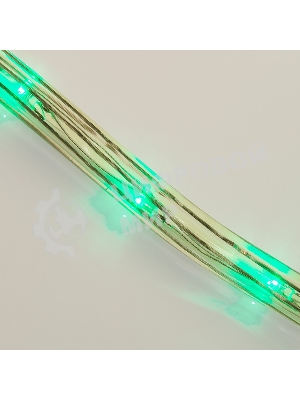 Дюралайт Neon-night LED, постоянное свечение (2W) - зеленый, 36 LED/м, бухта 100м