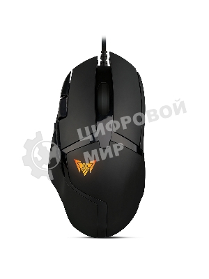 Мышь проводная Crown CMGM-901 черный, 4800 dpi, USB, кнопки - 8