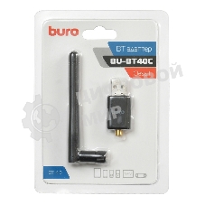 Адаптер USB Buro Bluetooth 4.0+EDR class 1 100м черный
