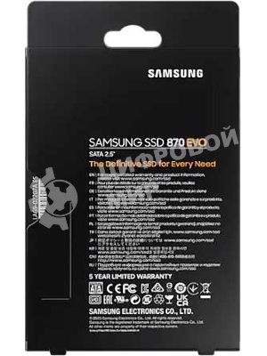 Накопитель SSD Samsung 870 EVO, 2Tb, SATA III, 2.5